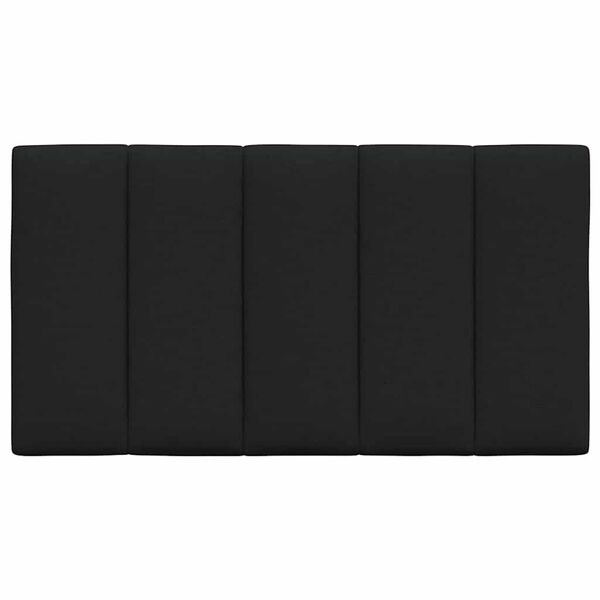 vidaXL Cabecero de cama acolchado Hanko tela negro 80 cm
