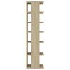 vidaXL Mueble zapatero de ingeniería roble Sonoma 27,5x27x102cm