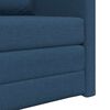 vidaXL Sof&aacute; cama de suelo 2 en 1 tela azul 112x174x55 cm