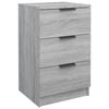 vidaXL Mesita de noche gris Sonoma 40x36x65 cm