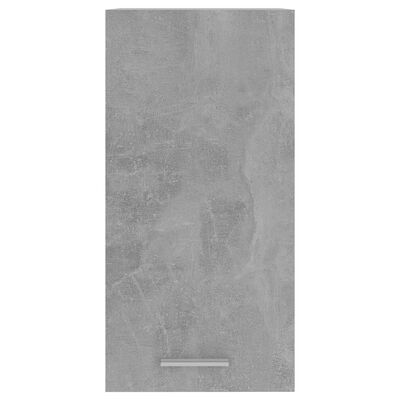 vidaXL Armario colgante contrachapada gris hormigón 29,5x31x60 cm