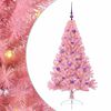 vidaXL &Aacute;rbol de Navidad Artificial Preiluminado Rosa 150 cm PVC