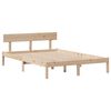 vidaXL Estructura de cama sin colchón madera maciza de pino 140x190 cm