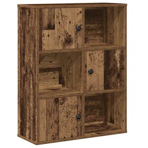 vidaXL Estanter&iacute;a madera de ingenier&iacute;a color envejecido 60x24x76,5 cm