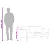 vidaXL Set de sof&aacute;s de 2 y 3 plazas de tela gris oscuro