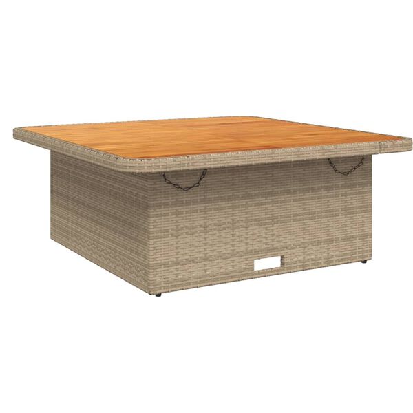 vidaXL Set de comedor jard&iacute;n con cojines 4 pzas rat&aacute;n sint&eacute;tico beige