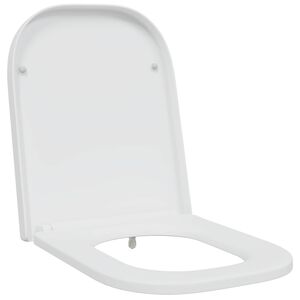 vidaXL Asiento de WC Blanco 47,5 x 35 x 3,6 cm Duroplast