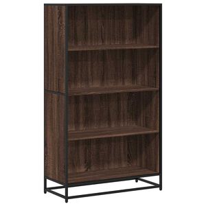 vidaXL Estanter&iacute;a de madera de ingenier&iacute;a marr&oacute;n roble 80,5x35x139 cm