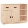vidaXL Aparador de madera maciza de pino 98,5x40x75 cm