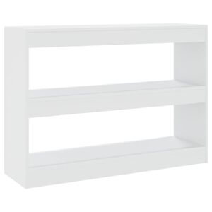 vidaXL Estanter&iacute;a/divisor de espacios blanco 100x30x72 cm