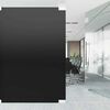 vidaXL L&aacute;minas de ventana esmerilada 3 uds PVC negro