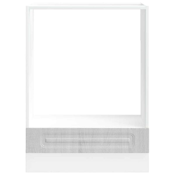 vidaXL Mueble de horno Kalmar gris sonoma madera reconstituida