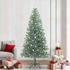 vidaXL &Aacute;rbol de Navidad Artificial Nevado con Luz LED Verde y 240 cm