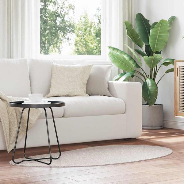 vidaXL Alfombras de &aacute;rea HUARTE Arena 80 x 150 cm Poli&eacute;ster