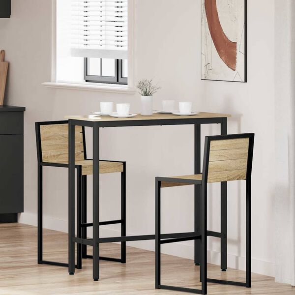 vidaXL Mesa Roble Sonoma 100 x 40 x 100,5 cm