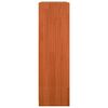 vidaXL Librer&iacute;a Marr&oacute;n cera 104 x 33 x 110 cm Madera de pino macizo