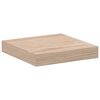 vidaXL Estante flotante madera de ingenier&iacute;a gris 23x23,5x4 cm