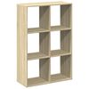 vidaXL Librer&iacute;a divisor madera ingenier&iacute;a roble Sonoma 69,5x29x103,5cm