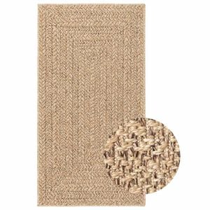 vidaXL Alfombra ZIZUR apariencia de yute interior y exterior 80x150 cm