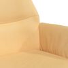 vidaXL Sill&oacute;n de relax de cuero sint&eacute;tico de ante color crema