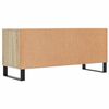 vidaXL Mueble de TV madera contrachapada roble Sonoma 100x34,5x44,5 cm