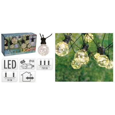 ProGarden Luces LED de jardín para fiestas con 80 lámparas