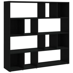 vidaXL Estanter&iacute;a de libros/divisor de espacios negro 105x24x102 cm