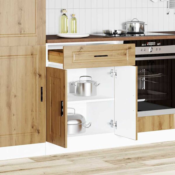 vidaXL Mueble bajo de cocina&nbsp;porto roble artesano madera reconstituida