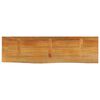 vidaXL Tablero de mesa borde natural madera maciza mango 110x40x3,8 cm