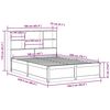 vidaXL Cama sin colch&oacute;n madera maciza de pino marr&oacute;n cera 160x200 cm