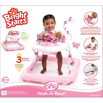 Bright Starts Andador para bebés Walk-A-Bout JuneBerry Delight