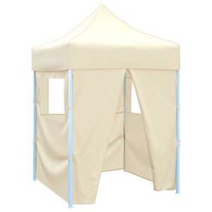 vidaXL Carpa de Fiesta Crema 200 x 200 x 315 cm Tela Oxford