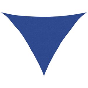 vidaXL Toldo de vela HDPE azul 160 g/m&sup2; 2,5x2,5x3,5 m