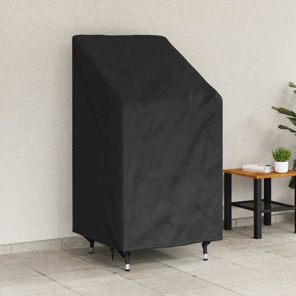 vidaXL Funda para Silla de Jardín Negro 70 x 70 x 85 / 125 cm Tela 210D