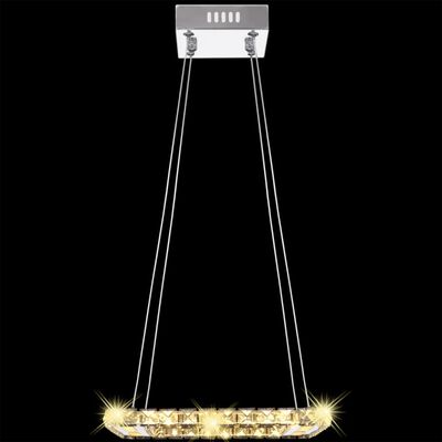 Lámpara de Techo de Cristal Cuadrada con LED 15,4 W