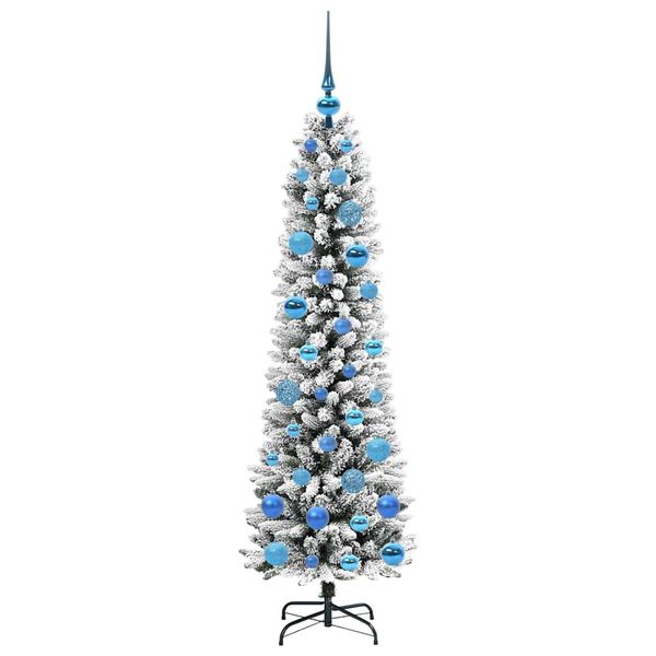 vidaXL Árbol de Navidad artificial 150 cm PVC, Metal y Plástico
