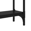 vidaXL Mesa Consola Roble Negro 100 x 29 x 75 cm Madera de ingenier&iacute;a