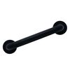 RIDDER Barra de agarre de ba&ntilde;o aluminio negro 30 cm