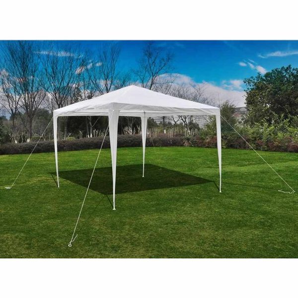vidaXL Carpa cenador de jard&iacute;n techo de pir&aacute;mide 3x3 m