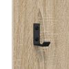 vidaXL Perchero de pared Roble Sonoma 30 x 1.5 x 80 cm
