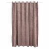 vidaXL Cortina opaca y anillas metal terciopelo rosa viejo 290x245cm