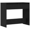 vidaXL Mesa consola roble negro 89x41x76,5 cm madera de ingenier&iacute;a