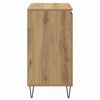 vidaXL Vitrina Roble artesanal 60 x 35 x 70 cm Madera contrachapada