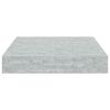vidaXL Estante flotante pared 2 uds MDF gris hormig&oacute;n 23x23,5x3,8 cm