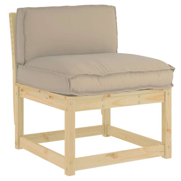 vidaXL Coj&iacute;n Taup&eacute; 70 x 40 x 12 cm Tela Oxford