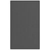 vidaXL Felpudo antracita 90x150 cm