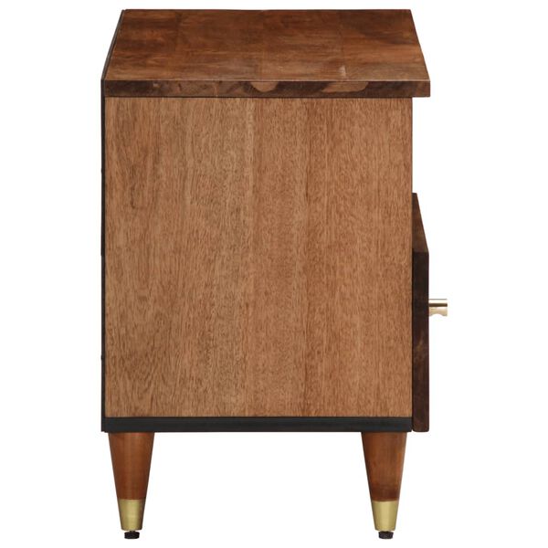vidaXL Mueble de TV madera maciza de mango 80x33x46 cm