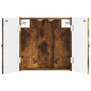 vidaXL Armario para dianas BREDA Roble Ahumado 52,5 x 10,5 x 53,5 cm