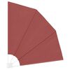 vidaXL Toldo lateral plegable de balc&oacute;n color terracota 140x140 cm