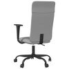 vidaXL Silla de oficina altura ajustable tela gris claro